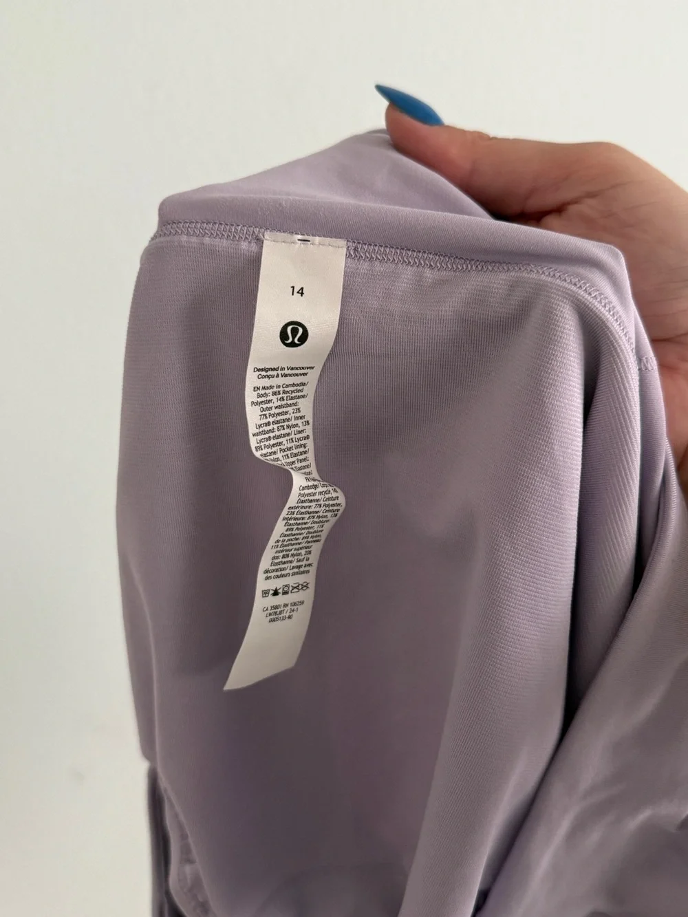 Lululemon Speed Up High Rise Shorts - Lilac Ether
